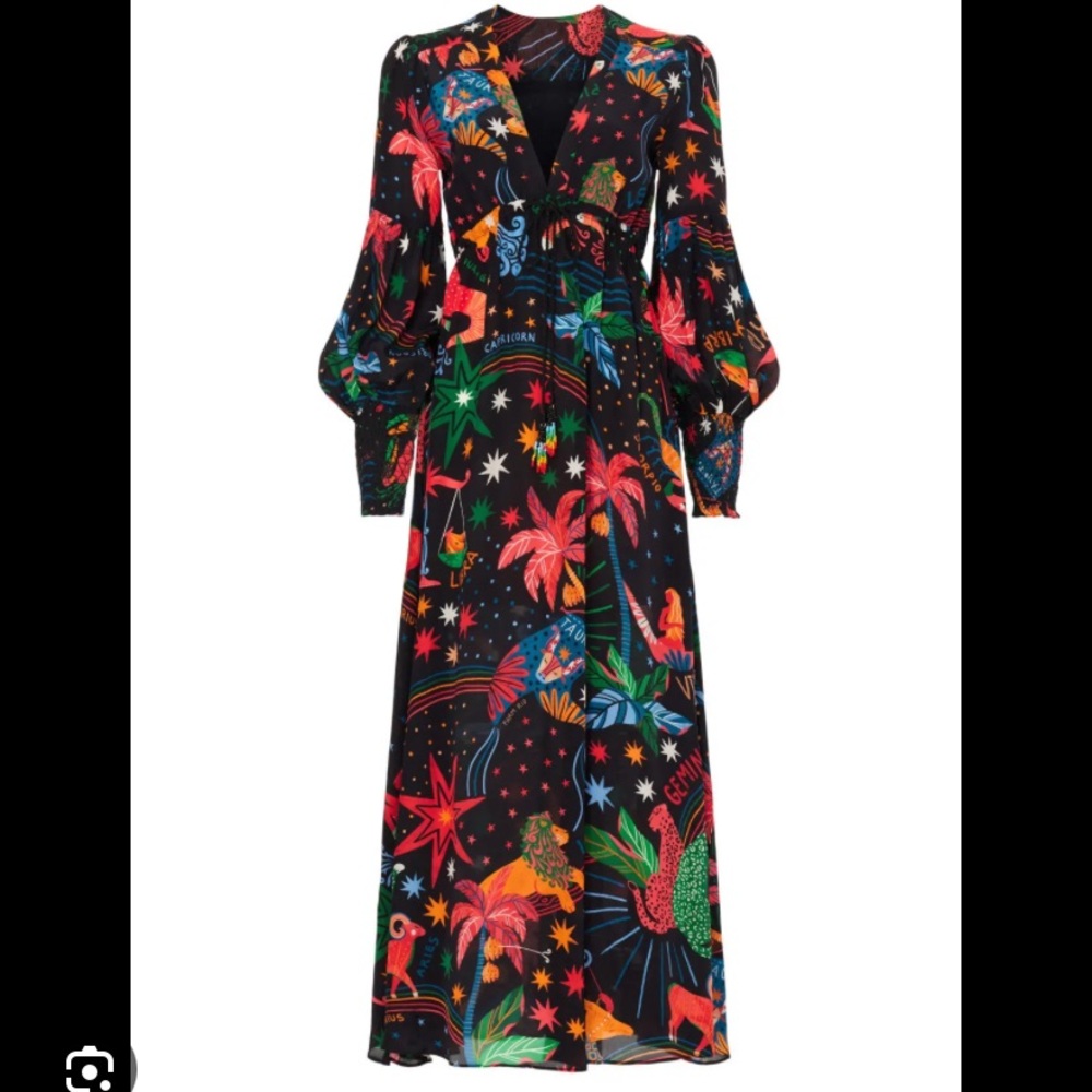 FARM RIO Rio Zodiac Maxi Dress